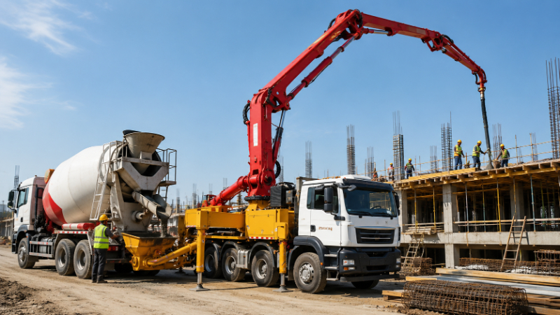 Concrete Pump Truck Solving Concrete Placement Challenges on Job Sites