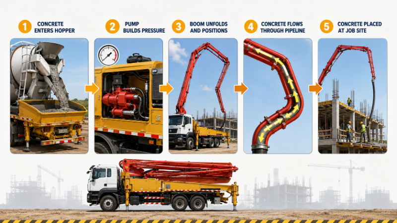 How a Concrete Pump Truck Solves These Problems